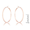 55mm Rose Gold Plated Classic Hoop Earrings