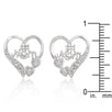 #1 Mom Heart Earrings