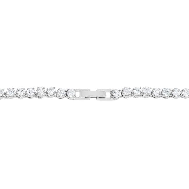 Graduated Cubic Zirconia Necklace