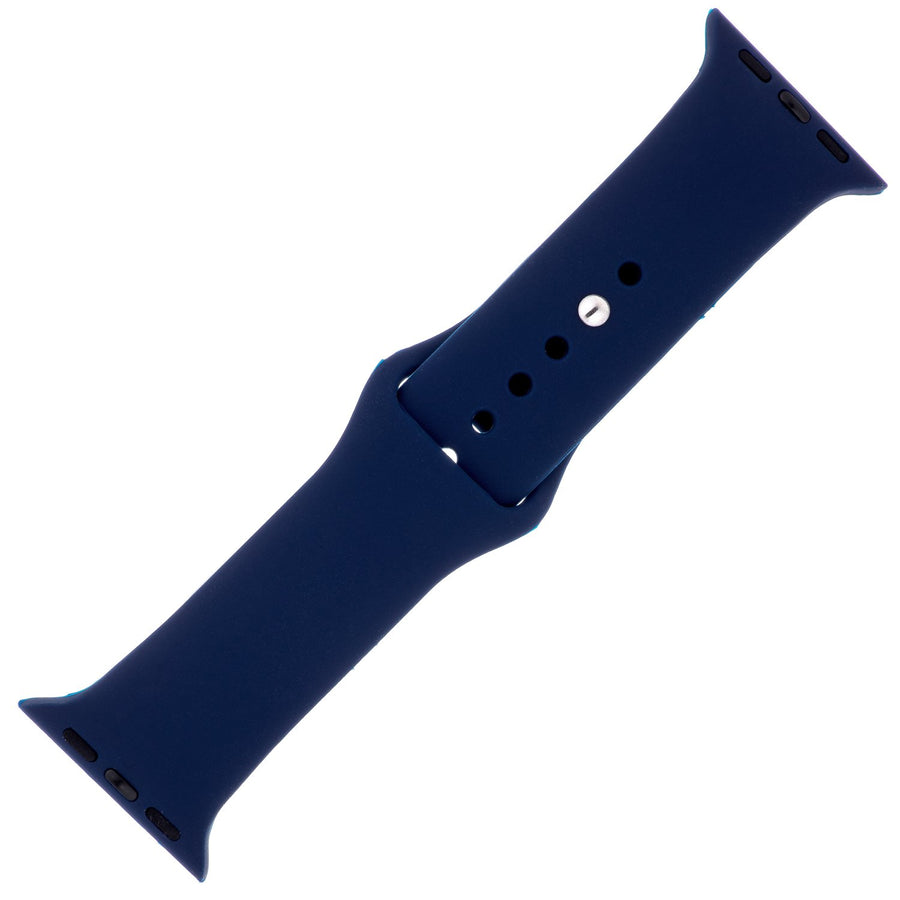 Navy Blue Silicone Sports Watch Band 42mm