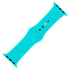 Totally Turquoise Silicone Sports  Watch Band 42mm