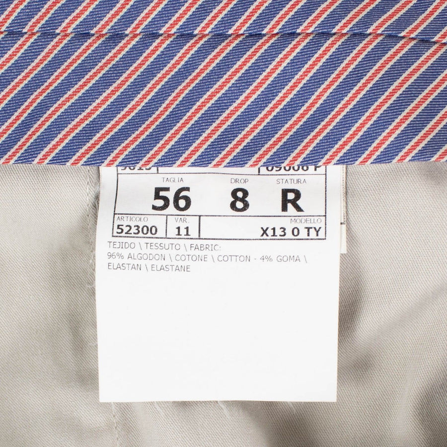 Beige Cotton Blend Pants