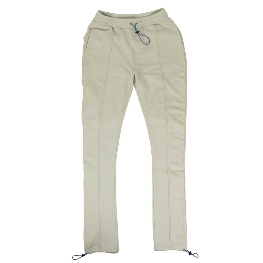 Cotton Terry Distorted Lounge Pants - Beige