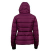 'Betula' Down Filled Quilted Puffer Coat - Purple