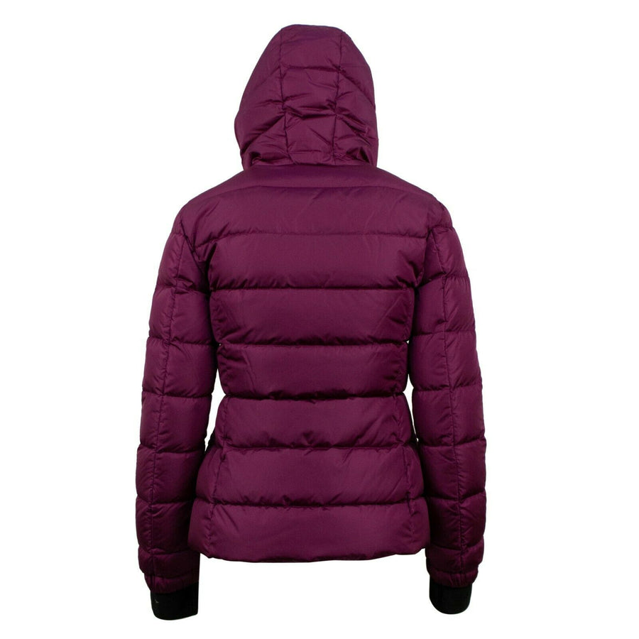 'Betula' Down Filled Quilted Puffer Coat - Purple