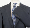 Wool Blend Glen Plaid 3/2 Button Sport Coat - Gray