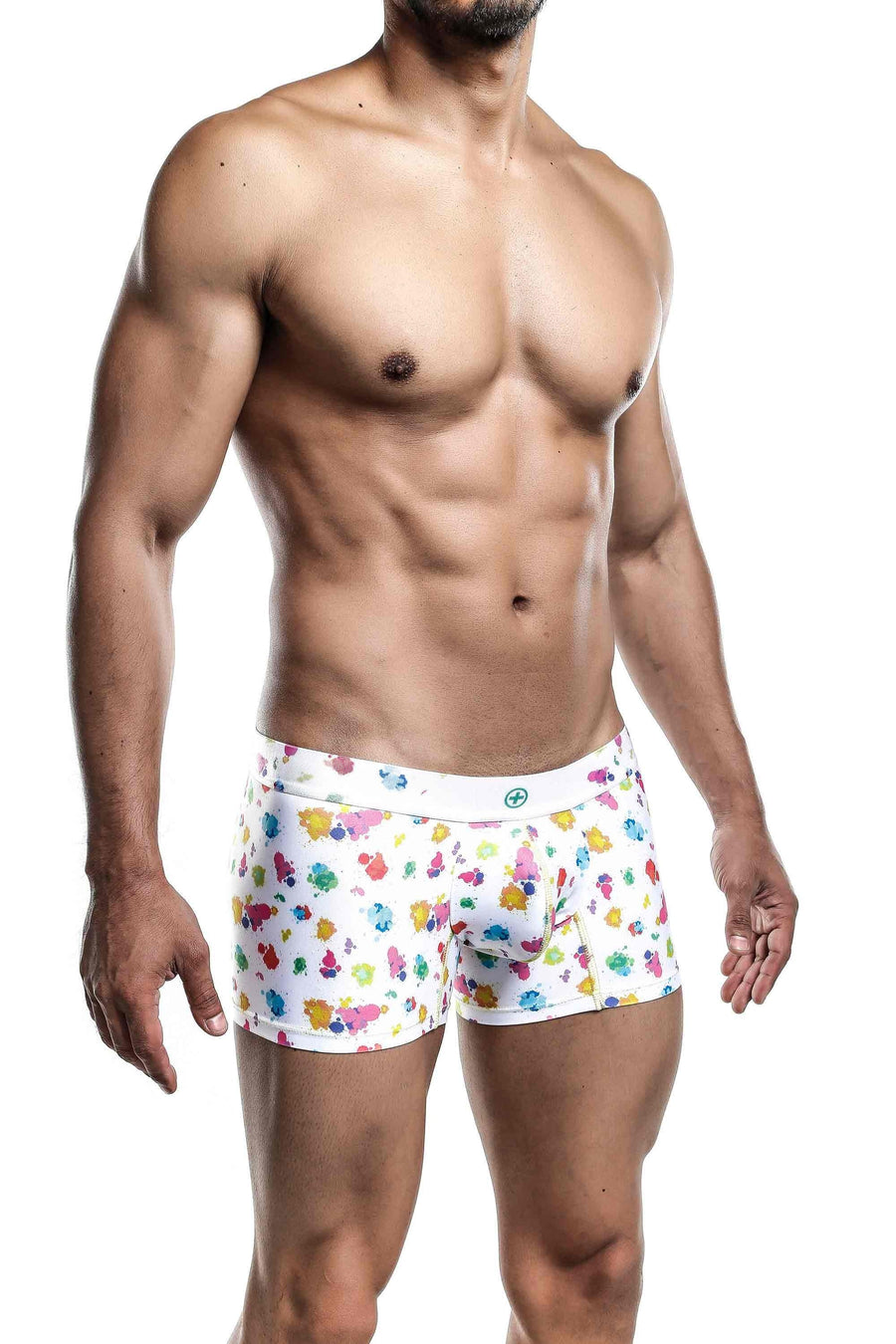 Malebasics New Hipster Trunk White Splash-X-Large-White Splash