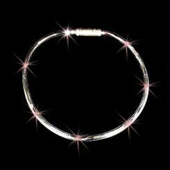 Blue Fiber Optic Tube Necklace