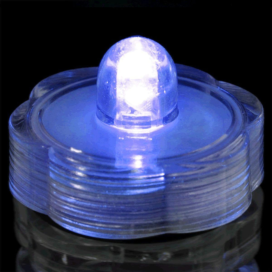 Submersible Floral LED Light Blue