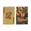 24 Karat Donald Trump Gold Plated Waterproof Playing Cards