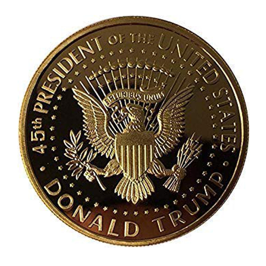 Donald Trump Liberty 2017 Gold Plated Coin