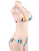 Fashion stripe Printing Sexy Summer Women's Bikini Set