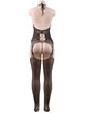 Plus Size Halter Top Fishnet Bodystocking