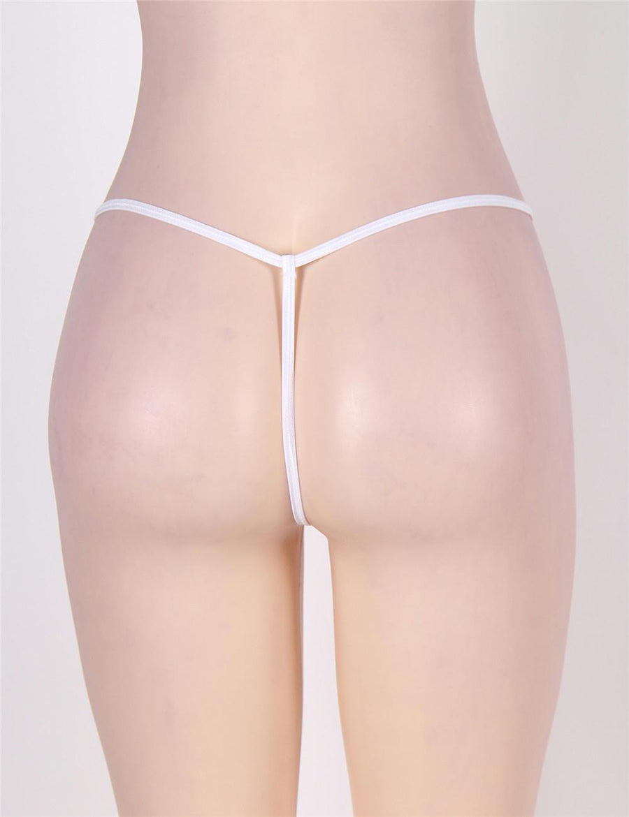 Sexy White Womens G String
