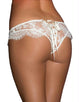 White Ribbon Eyelashes Lace Panty