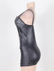Wholesale black leather dress