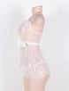 Ivory Lace Babydoll and G-String