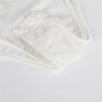 Plus Size White Delicate Emboss Lace Teddy