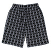 Kappa All Over Logo Shorts - Black / White