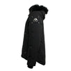 Kid's Shearling Parka Coat - Black