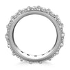 14k White Gold Round Cut Diamond Eternity Ring