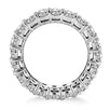 14k White Gold Shared Prong Round Cut Diamond Eternity Ring