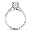 14k White Gold Diamond Engagement Ring With Cathedral Design (1 1/3 cttw)