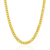 5.8mm 14k Yellow Gold Solid Miami Cuban Chain