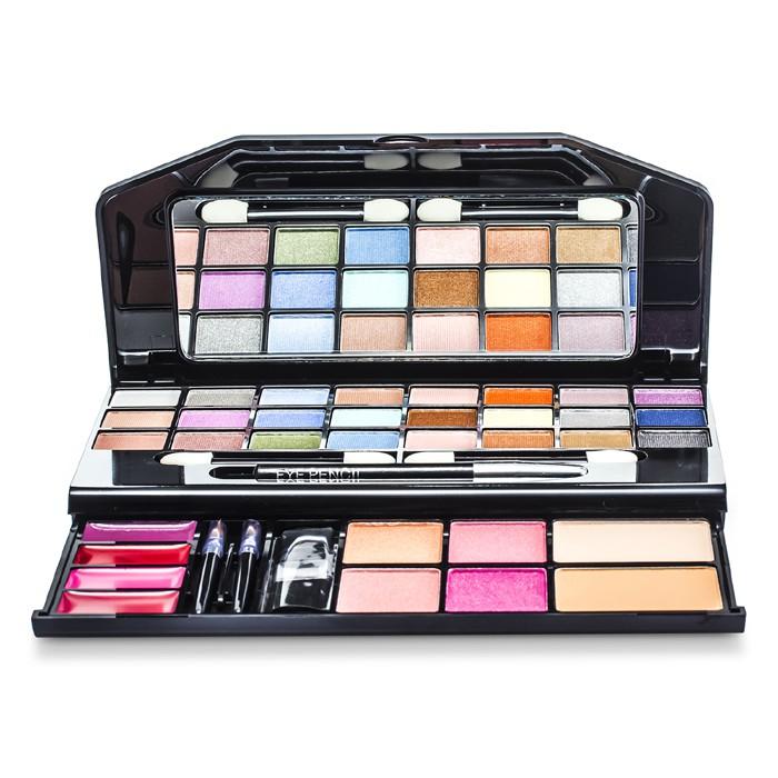 Makeup Kit G1672 (24xe/shdw, 1xe/pencil, 4xl/gloss, 4xblush, 2xpressed Pwd..) - 1 - -