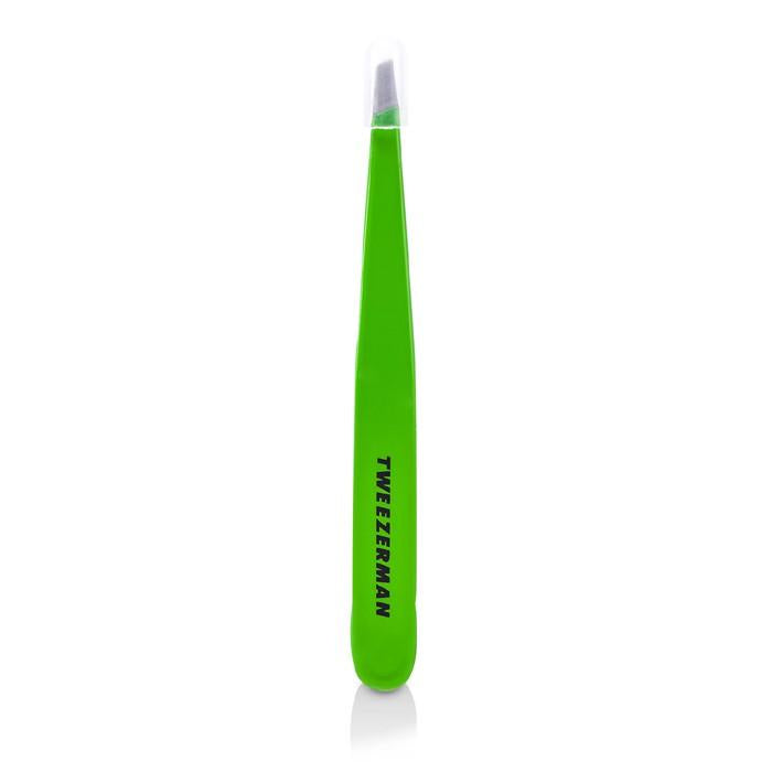 Slant Tweezer - Green Apple - -