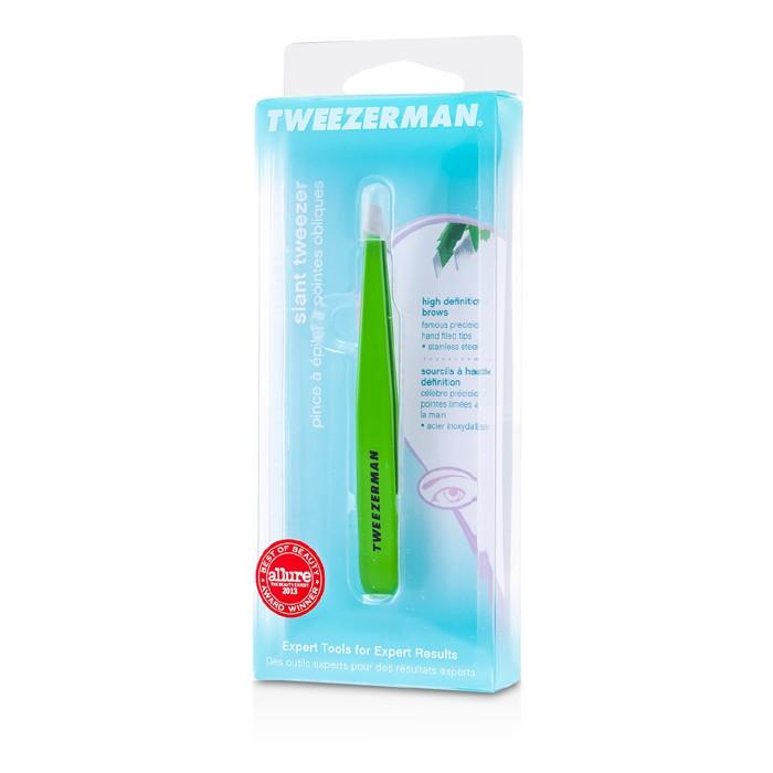 Slant Tweezer - Green Apple - -