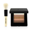 Bronze Shimmer Brick Set: Bronze Shimmer Brick Compact + Mini Face Blender Brush (limited Edition) - 2pcs