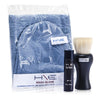 H\e Minerals Kit: Lip Balm Spf 15 + Facial Brush + Wash Glove + Bag - 3pcs+1bag