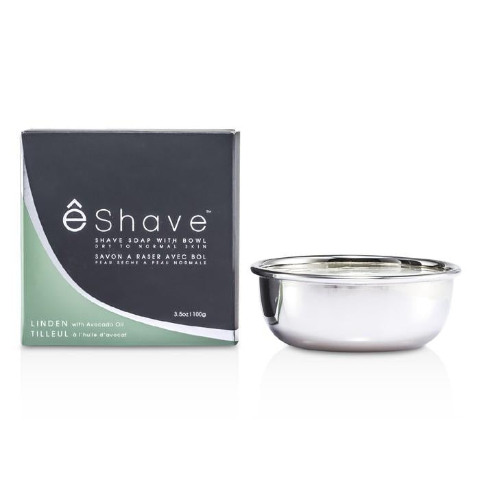 Shave Soap With Bowl - Avocado Oil & Linden - 100g/3.5oz
