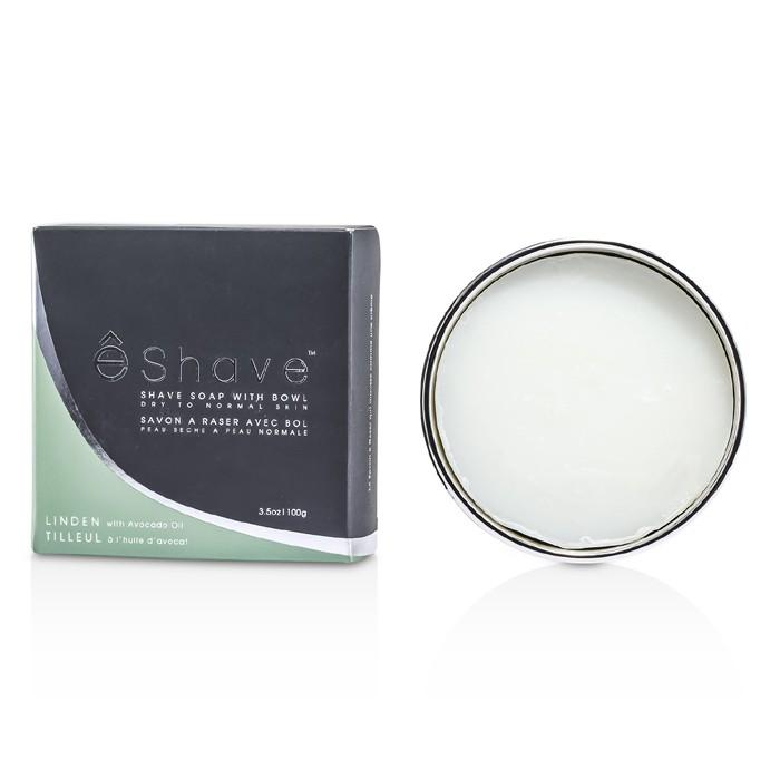 Shave Soap With Bowl - Avocado Oil & Linden - 100g/3.5oz