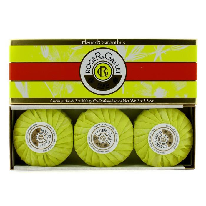 Fleur D' Osmanthus Perfumed Soap Coffret - 3x100g/3.5oz
