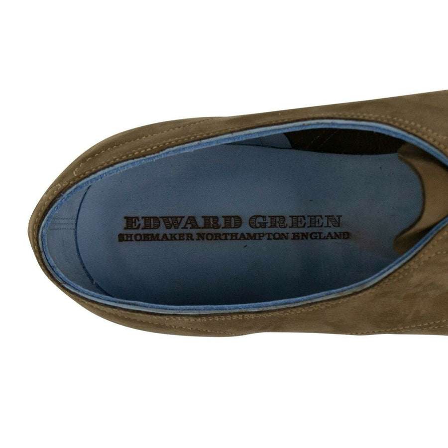 Suede Leather Oxford Dress Shoes - Taupe