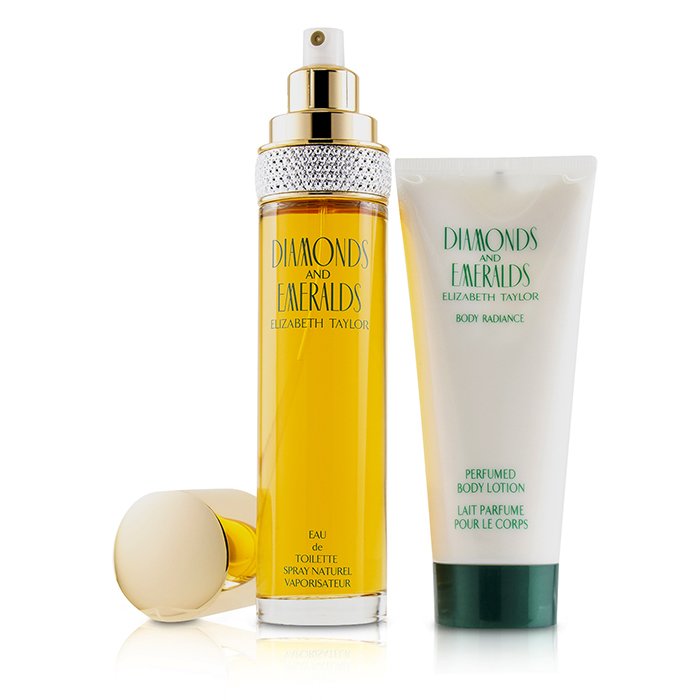 Diamonds & Emeralds Coffret: Eau De Toilette Spray 100ml/3.3oz + Perfumed Body Lotion 100ml/3.3oz - 2pcs