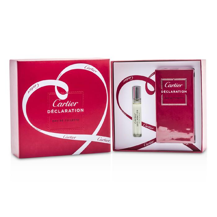 Declaration Coffret: Eau De Toilette Spray 50ml/1.6oz + Eau De Toilette Spray 9ml/0.3oz - 2pcs