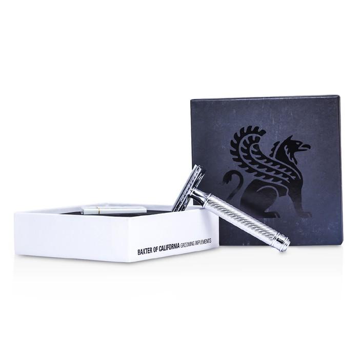 Double Edge Safety Razor + 5 Blades - 2pcs