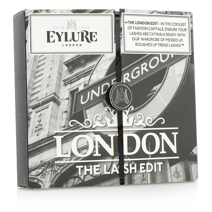The London Edit False Lashes Multipack - # 121, # 117, # 154 (adhesive Included) - 3pairs