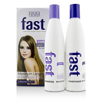 F.a.s.t Fortified Amino Scalp Therapy 2 Pack - No Sulfates : Shampoo 300ml + Conditioner 300ml - 2pcs