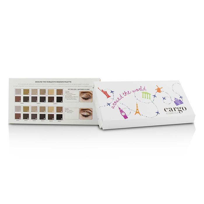 Around The World Eye Shadow Palette (12x Eye Shadow, 1x Shadow Brush) - 12x0.8g/0.03oz