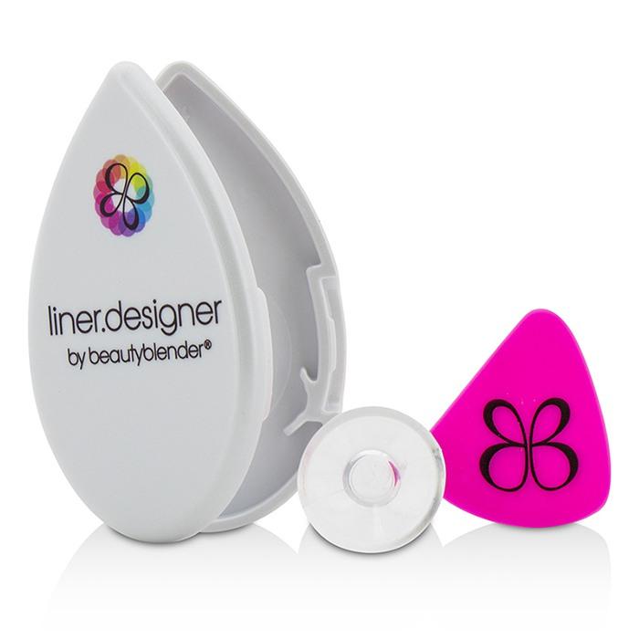 Liner Designer (1x Eyeliner Application Tool, 1x Magnifying Mirror Compact, 1x Suction Cup) - Pink - 3pcs