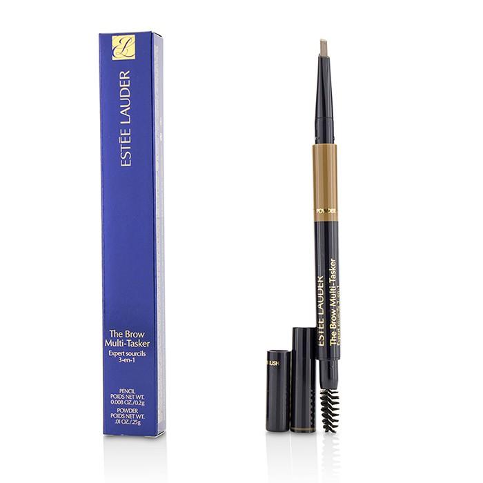The Brow Multitasker 3 In 1 (brow Pencil, Powder And Brush) - # 02 Light Brunette - 0.45g/0.018oz