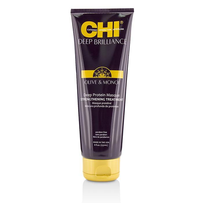 Deep Brilliance Olive & Monoi Deep Protein Masque Strengthening Treatment - 237ml/8oz