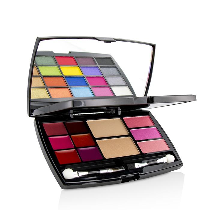 Makeup Kit Deluxe G2127 (20x Eyeshadow, 3x Blusher, 2x Pressed Powder, 6x Lipgloss, 2x Applicator) - -