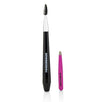 Hide Away Brow Brush With Mini Slant Tweezer - -