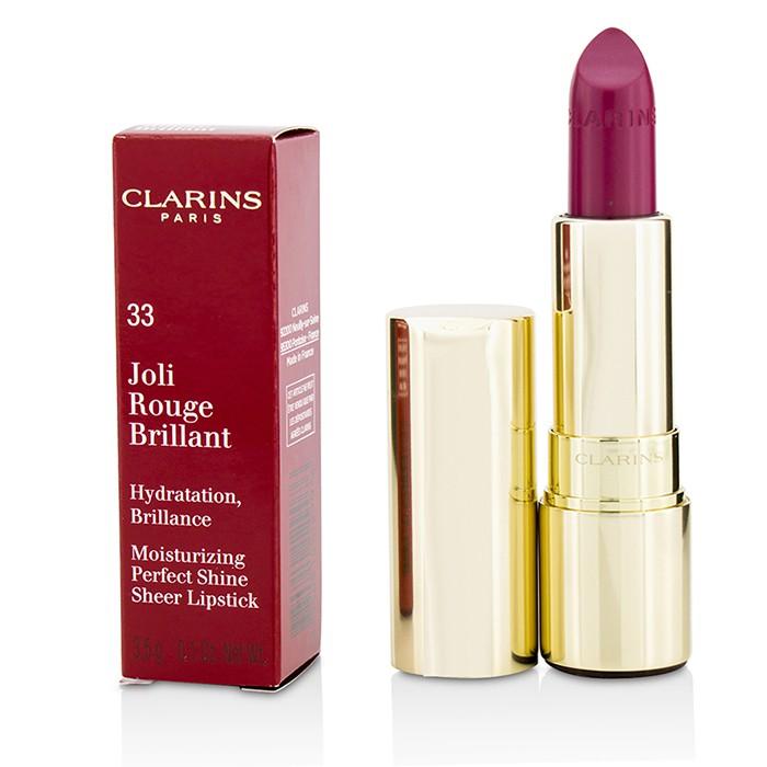 Joli Rouge Brillant (moisturizing Perfect Shine Sheer Lipstick) - # 33 Soft Plum - 3.5g/0.1oz