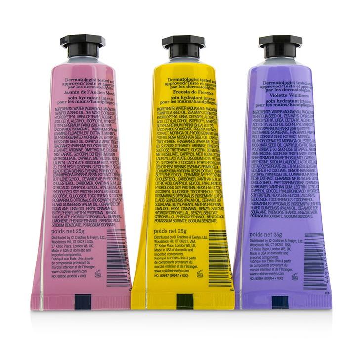 Heritage Hand Therapy Set (1x Old World Jasmine, 1x Florentine Freesia, 1x Venitian Violet) - 3x25g/0.9oz